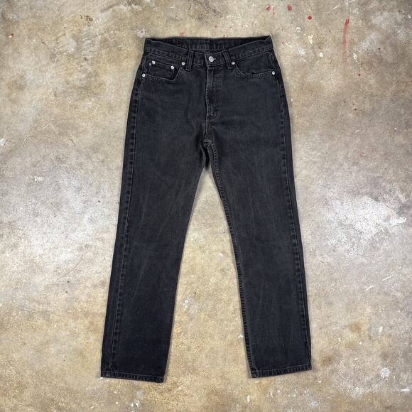 Vintage Polo Jeans‎ Co Ralph Lauren Women’s Black Denim Jeans 8 Classic Straight - Picture 2 of 14